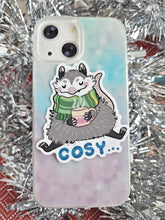 Cozy Scarf Opossum Vinyl Sticker