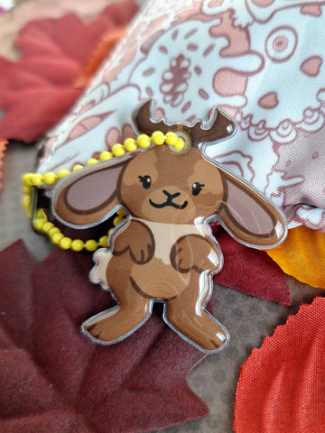 Jackalope Puffy Charm