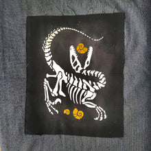 Raptor & Ammonite Fabric Patch