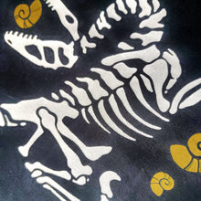 Raptor & Ammonite Fabric Patch