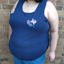 Texas & Bluebonnet Tank Top (Blue, Pink, White)