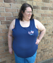 Texas & Bluebonnet Tank Top (Blue, Pink, White)