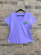 Rainbow Texas & Blubonnet Upcycle - Short-sleeve T-shirt Purple