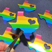 Texas Rainbow Vinyl Sticker