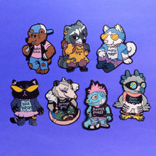 Feisty Feathers Punk Animal Sticker