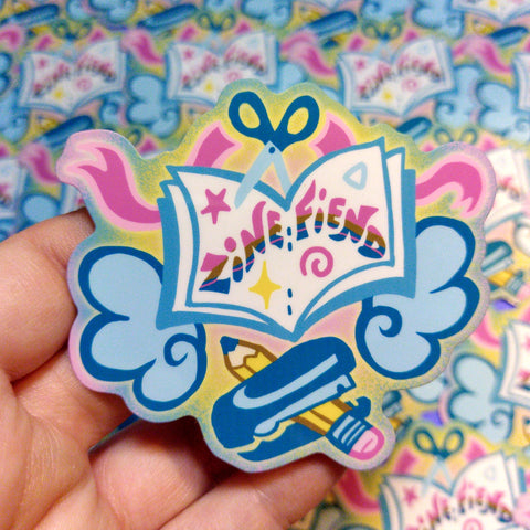 Zine Fiend Sticker
