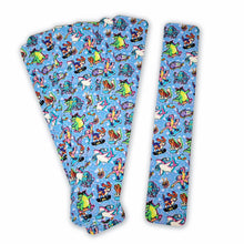 90s Skateboarding Animals Bookmark
