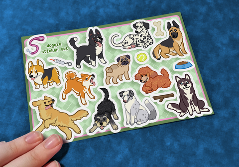 Doggies Sticker Sheet