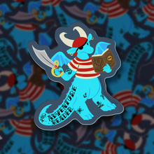Adventure Reader Dragon Vinyl Sticker