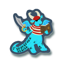 Adventure Reader Dragon Vinyl Sticker