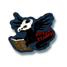 Horror Reader Dragon Vinyl Sticker