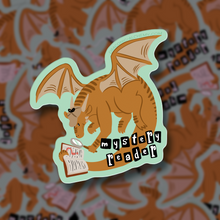 Mystery Reader Dragon Vinyl Sticker