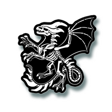 Dragon Skeleton Vinyl Sticker