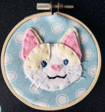 Embroidery Hoop Art of YOUR PET! Custom Handmade Felt Pet Portrait