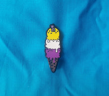 Non-binary Frozen Dairy - Pastry Pride Enamel Pin