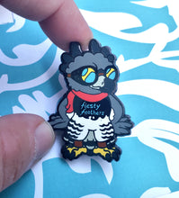 Fiesty Feathers Punk Animal Enamel Pin