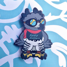 Fiesty Feathers Punk Animal Enamel Pin