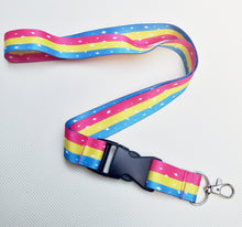 Pansexual Sparkle Pride Lanyard