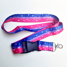 Bisexual Sparkle Pride Lanyard
