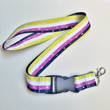 Non-binary Sparkle Pride Lanyard