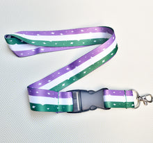 Genderqueer Sparkle Pride Lanyard