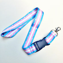 Trans Sparkle Pride Lanyard