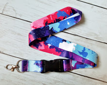 Pixel Nebula Lanyard