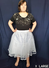 Petticoat for Skirts (White) - Knee-Length