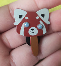 Red Panda Popsicle Enamel Pin