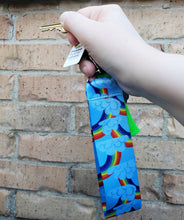 Rainbow and Clouds Wrist Strap