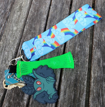 Rainbow and Clouds Wrist Strap