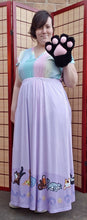 Kitty Cats Maxi Skirt with Pockets