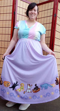 Kitty Cats Maxi Skirt with Pockets