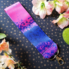Twilight Pixel Pride Wrist Strap