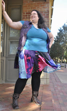 Pixel Nebula Skater Skirt with Pockets