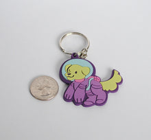 Space Pup PVC Keychain