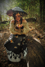 Ink & Honey Mushroom Midi Skirt with Pockets