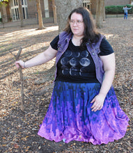 Pixel Goth Midi Skirt With Pockets