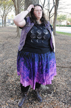 Pixel Goth Midi Skirt With Pockets