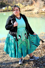 Luna Moth Midi Skirt With Pockets