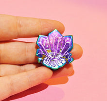 Crystal Eye Pin - Rainbow Metal Enamel Pin