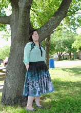 Spooky Forest Midi Skirt with Pockets
