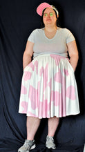 Cow Print (Strawberry Milk) Midi Skirt With Pockets