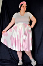 Cow Print (Strawberry Milk) Midi Skirt With Pockets