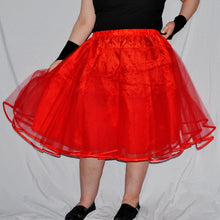 Petticoat for Skirts (Red) - Knee-Length