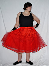 Petticoat for Skirts (Red) - Knee-Length