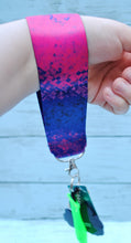 Twilight Pixel Pride Wrist Strap