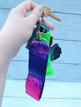 Twilight Pixel Pride Wrist Strap