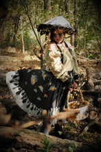 Ink & Honey Mushroom Midi Skirt with Pockets