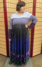 Lavender Midnight Maxi Skirt with Pockets